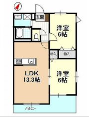 エスポワール内野台 間取り図