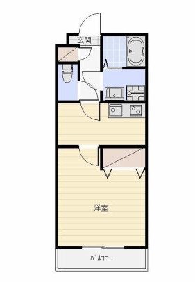 クレアトゥールⅠ 305号室 間取り