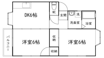 ハピネスH･Y･E 間取り図