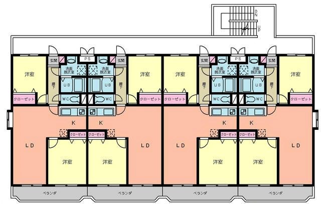パストラルパレス豊岡 間取り図