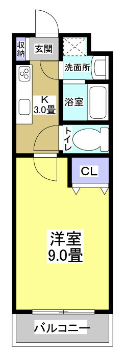 マンションロジュマンⅢ 102号室 間取り