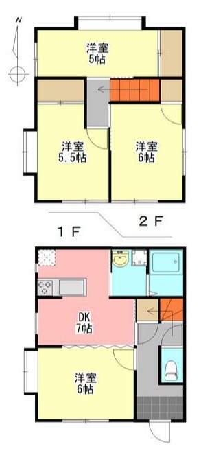 エンゼルパーク川袋 間取り