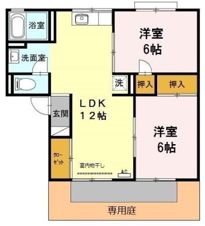 セジュールⅠ 間取り図