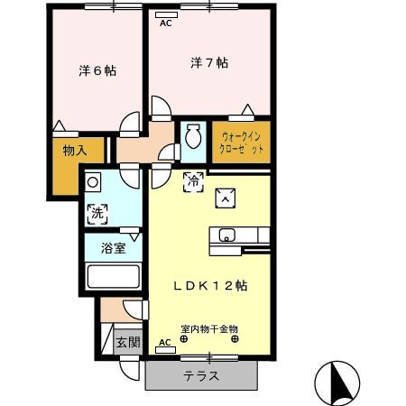 ルミエール20　C 間取り図