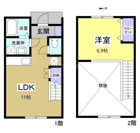 エスパレスA 間取り図