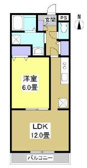 パルティーレ 間取り図