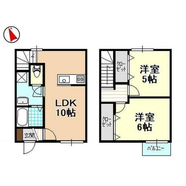 棒屋第八下池ハイツ 間取り