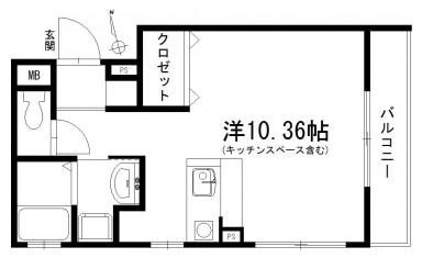 パープルシャトーマルモ 間取り図