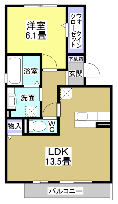 グランディール 間取り図