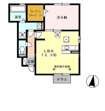 ルボアささがせ　Ａ 間取り図