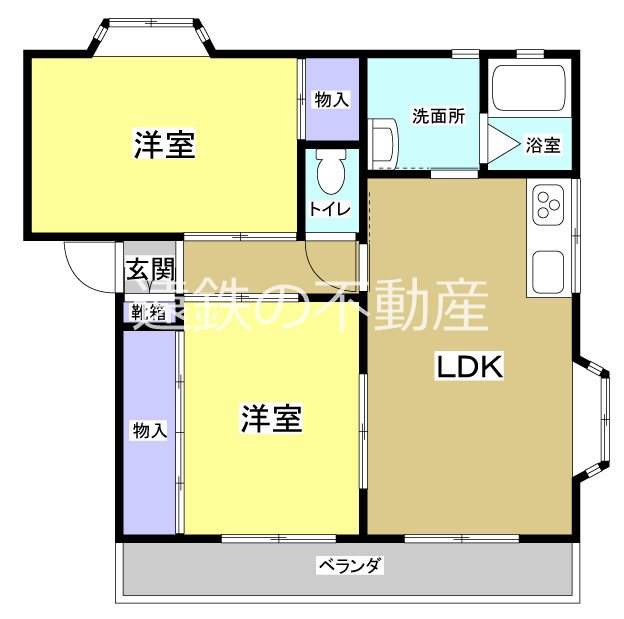 ピュアタウンＳ 間取り図