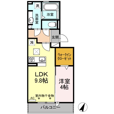 D-room初馬 間取り図