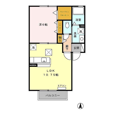 ラピスラズリー 間取り図