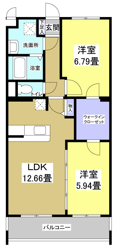 エバーグリーン 間取り図