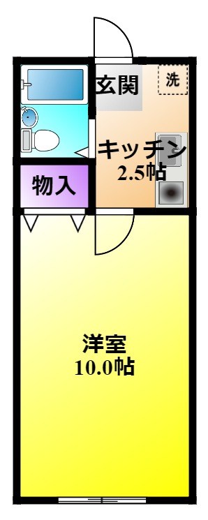 コーポアスカ 間取り図