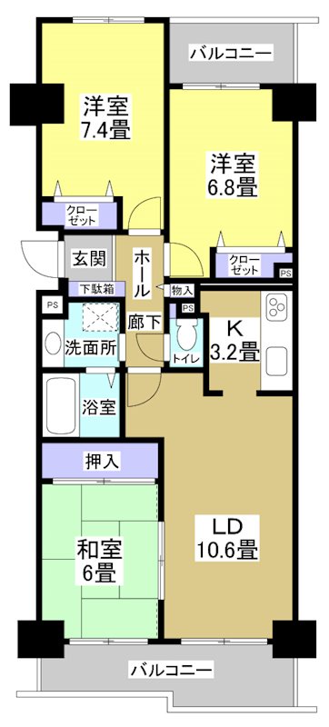 ジェイハイム東浜松（906） 間取り