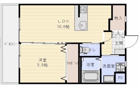 リ・パーチェ 202号室 間取り