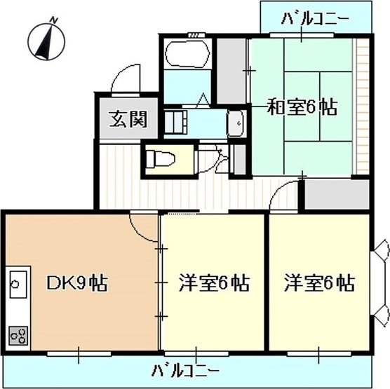 BEL・AIR佐鳴台 間取り図