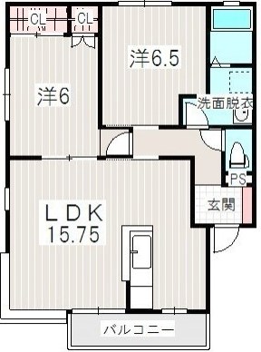 メゾンブライトＤ 間取り図