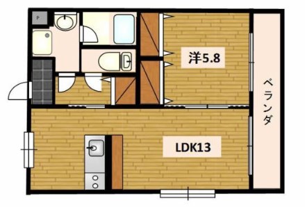 ラポージュ 間取り図