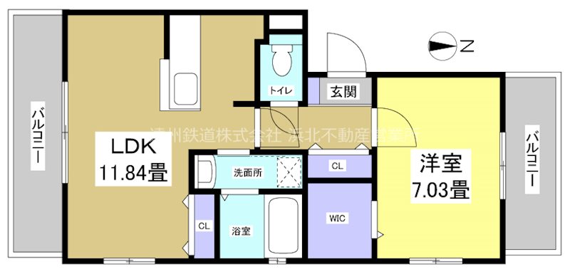 メゾンベールⅠ 101号室 間取り