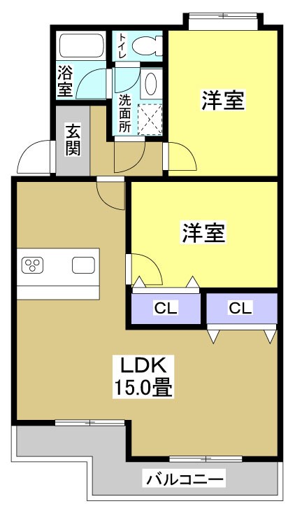 マンションストークⅤ 間取り図