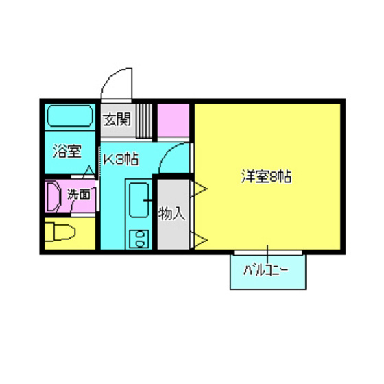 コーポサンガ 間取り図