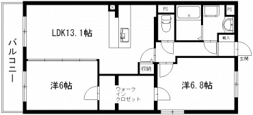 アールウィステリア 間取り図