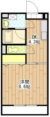 メゾンカネブン 間取り図