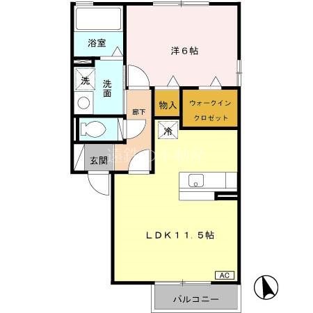 リビングタウン桃の里　C 間取り