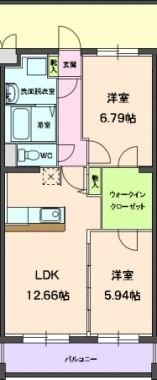 フェリオエス 間取り図