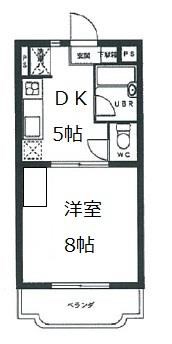 スカイキングⅤ 間取り図