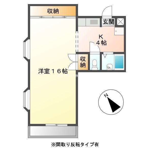 マイライフ上西 間取り図