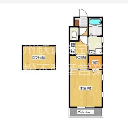 リブレア龍禅寺 206号室 間取り