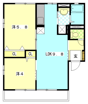 エントピアB 間取り図