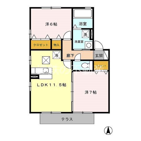 Ｒａｄｉｕｓ　Ａ 間取り図