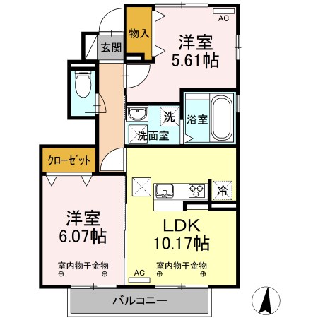 メゾン・ラ・セーヌ 間取り図