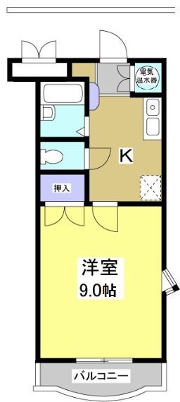ヴァンヴェール花井 間取り図