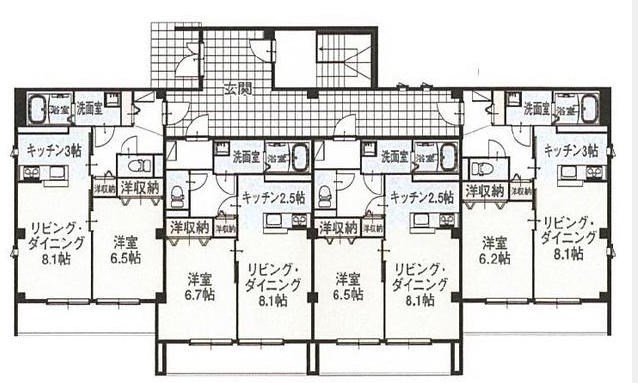 ビューノ市野  102号室 間取り