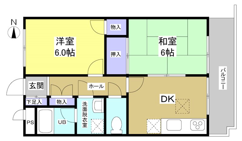 ミラクル西塚 間取り図