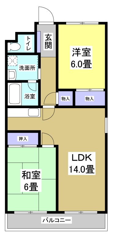 グレースシティⅡ 間取り図