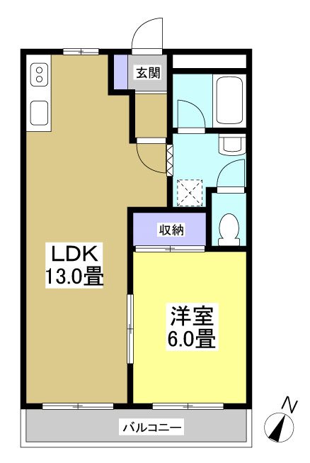 サンコーポ・藤 間取り図