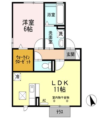クローバーハウス 間取り図
