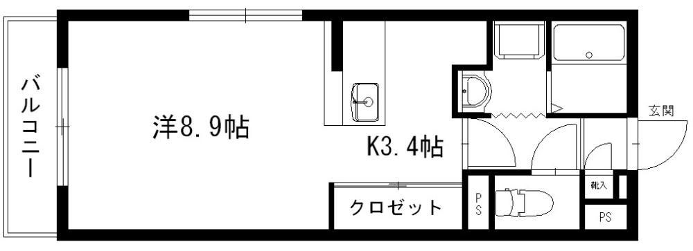 グランストーク上西 間取り図