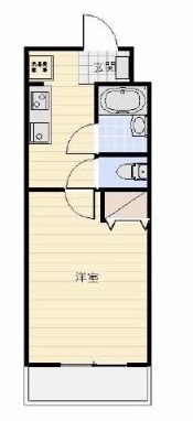エザンス 105号室 間取り