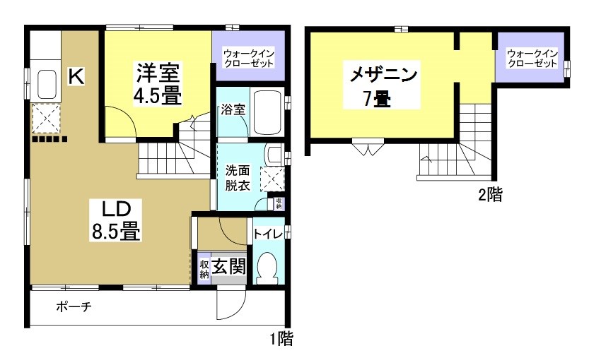 サクラパルA 間取り図