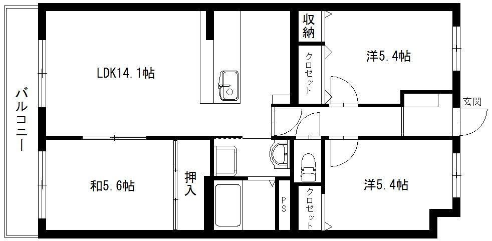 メゾン・ド・フェリエ 間取り図