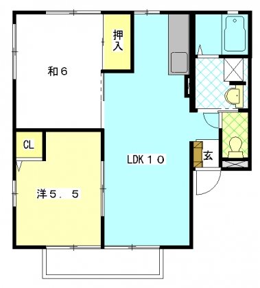 ベル豊田Ｂ 101号室 間取り