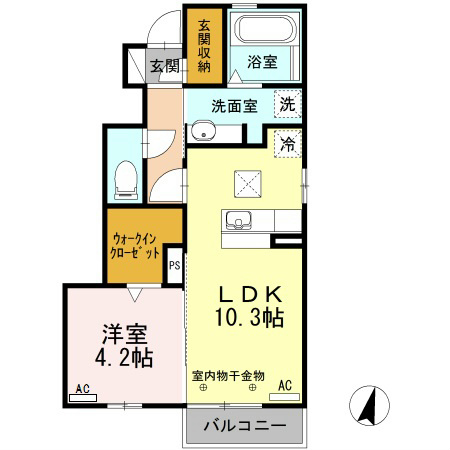 グランメール掛川 間取り図
