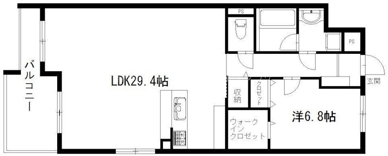 リーベンハイム・カガ 403号室 間取り